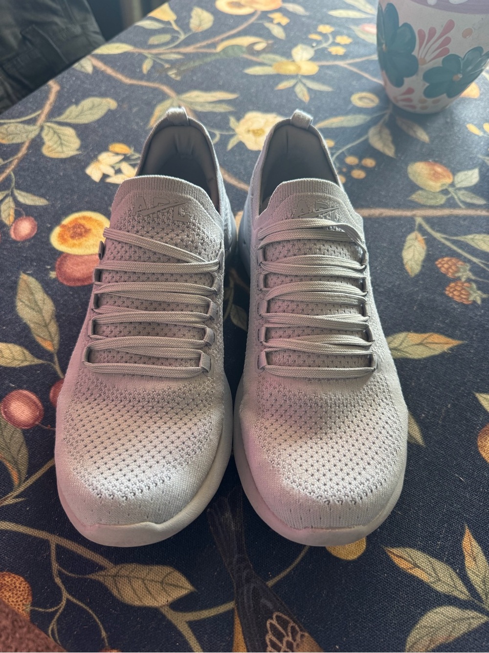 APL Gray blue women’s Knit Slip-On Sneakers size 9